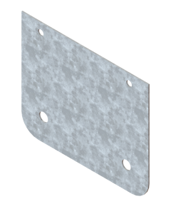 Mounting Plate Middle for Shutter PVC VSK